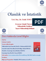 Olasilik Ve Istatistik Ders Notlari-118039