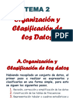 Tema 2 2 Organizacion y Clasificacion de Los Datos