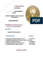 Informe de Topografia Avance