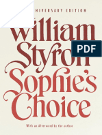 SOPHIE'S CHOICE by William Styron (EXCERPT)