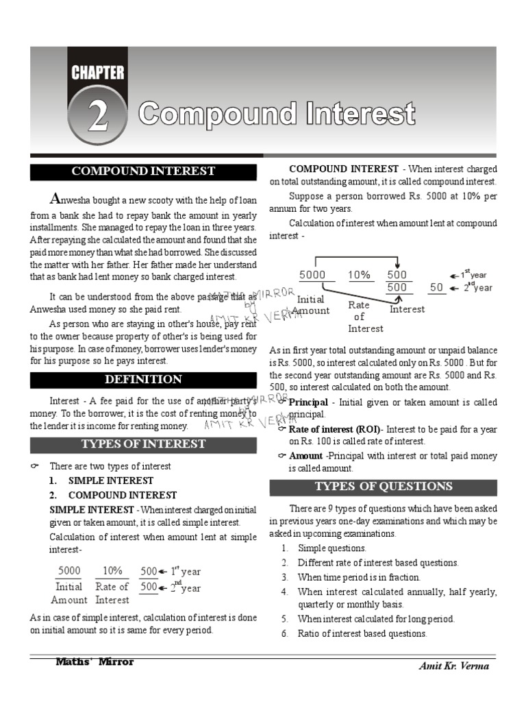 Understanding Compound Interest Basics | PDF | Compound Interest | Interest