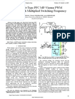 New Boost-Type PFC MF-Vienna PWM Rectifiers With Multiplied Switching Frequency