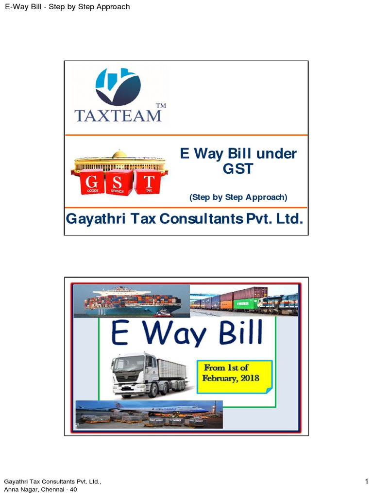 E-Way Bill Step-by-Step Guide | PDF | Invoice | Business