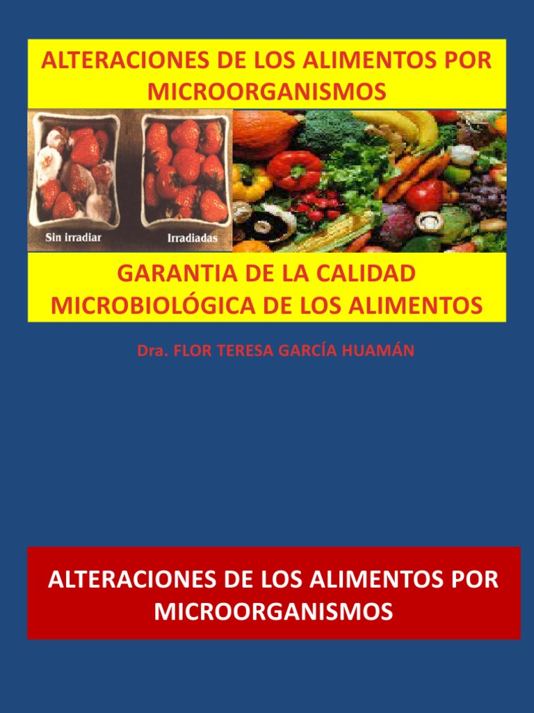 Alteraciones de Los Alimentos Por Microorganismos | PDF | Antibióticos ...