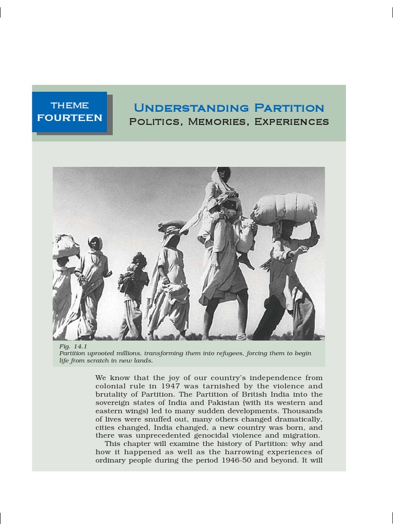 Partition PDF | PDF | Partition Of India | All India Muslim League
