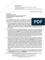 Carta Secretaria General de Inmigración y Emigración