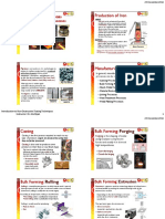 Overview of Metals Manufacturing Processes