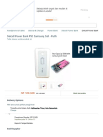 Delcell Power Bank P53 Samsung Cell - Putih - Lazada Indonesia