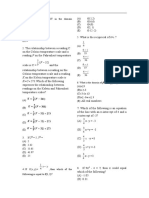SAT 2 past paper -  Mathematics Level 2 year 2011(2) 