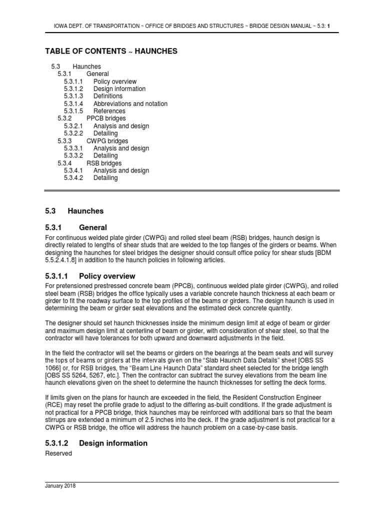 Haunch Design in Steel Bridges | PDF | Structural Steel | Beam (Structure)