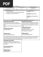 letter h lesson plan