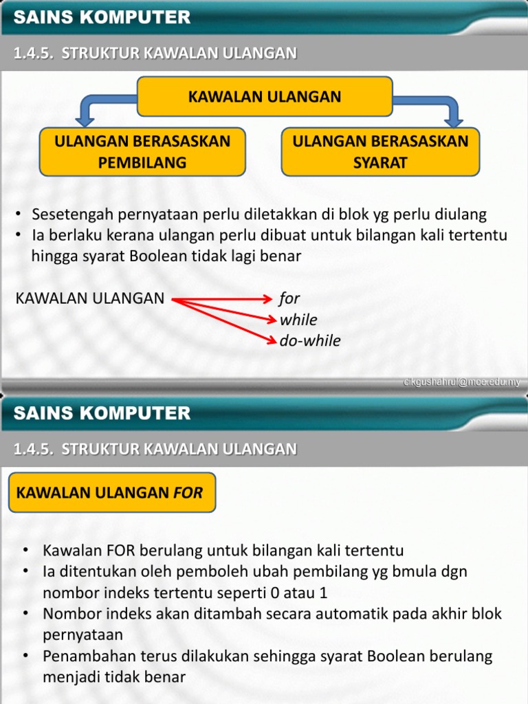 1 4 5 Struktur Kawalan Ulangan Pdf