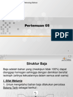 Pertemuan 05: Matakuliah: R0132/Teknologi Bahan Tahun: 2006