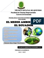 El Medio Ambiente en El Ecuador - Grupo 7