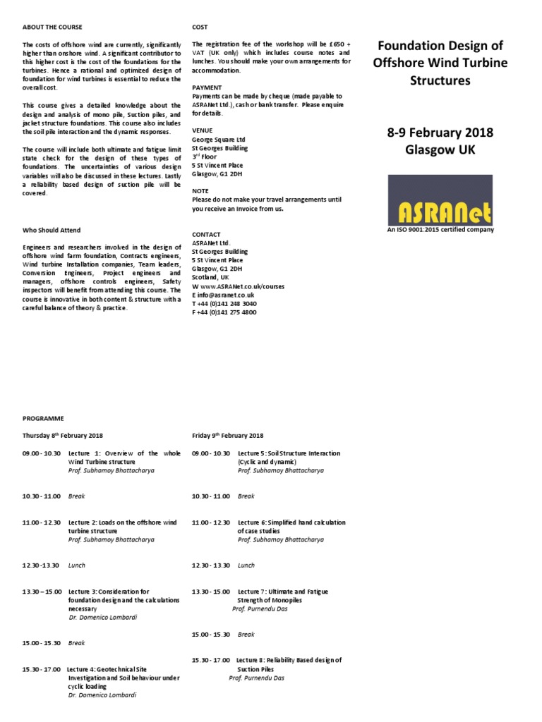 231117foundation Design of Offshore Wind Turbine Structures | PDF ...