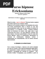 Curso hipnose Ericksoniana