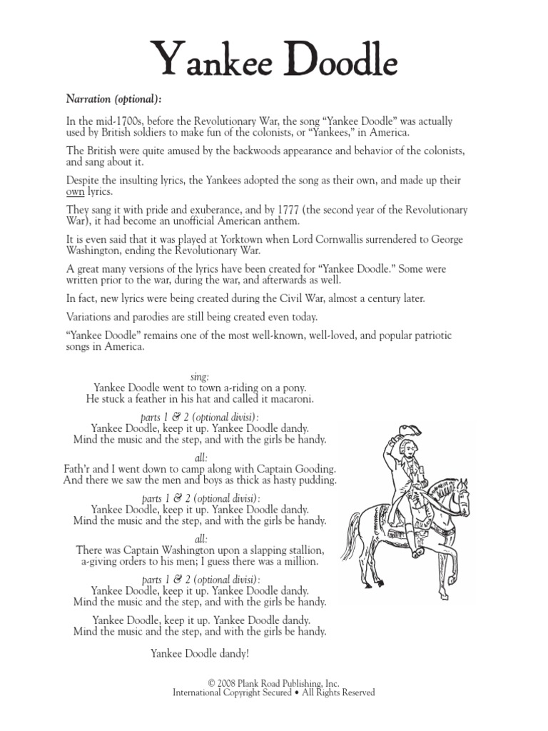 Ame Yankee Doodle Lyrics