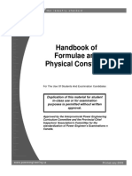 Handbook of Formulae and Constants