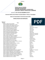 Anexo Ao Comunicado N. 8 de 04 de Maio de 2018 Homologacao Das Inscricoes Prof