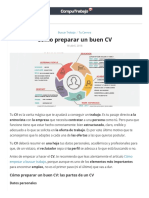 Cómo Preparar Un Buen Cv - Blog Computrabajo Peru Candidato