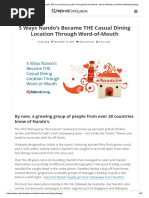 Nando's Mission and Core Values | PDF