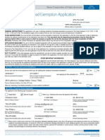 Residence Homestead Exemption Application: Texas Comptroller of Public Accounts