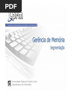 Gerencia de Memoria (5) - Segmentação