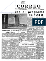 Diario El Correo de La UNESCO de 1948 Con Maritain