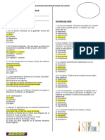 Examen de Entrada: Historia Del Perú