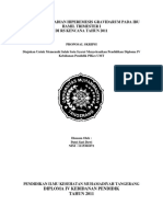 Gambaran Kejadian Hiperemesis Gravidarum Pada Ibu Hamil Trimester I Di Rs Kencana Tahun 2011