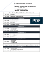 Daily Plan (Course File) Machine Monitoring & Control Valve