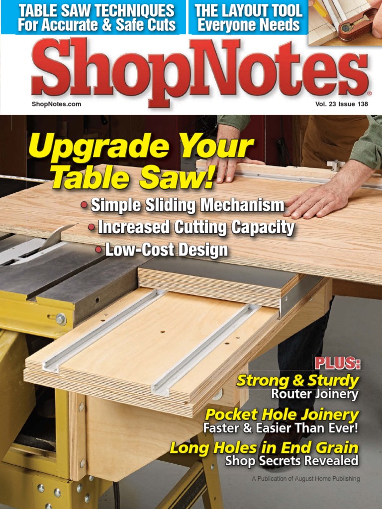 ShopNotes Magazine Issue 138 | PDF | Nut (Hardware) | Screw