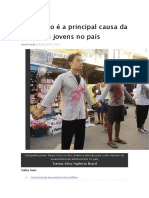 Homicídio É A Principal Causa Da Morte de Jovens No País