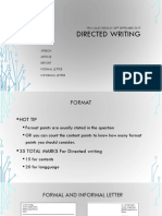 YPM class writing formats and techniques