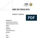 Informe de Fisica Trabajo y Energia