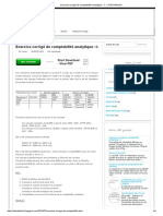 Exercice Corrigé de Comptabilité Analytique - 1 - ISTA DAKHLA