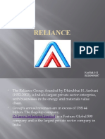 India's largest conglomerate Reliance explored