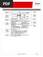 Sabre Car Rental Quick Reference Guide | PDF | Voucher | Hybrid Vehicle