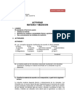 Química inorgánica: materia y medición