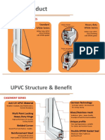 UPVC Product: Type of Color and Series