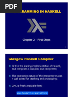 Programming in Haskell: Chapter 2 - First Steps