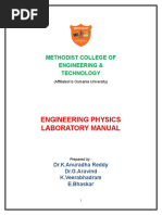 Engineering Physics Lab Manual