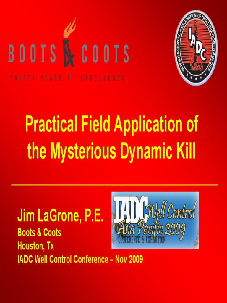 Dynamic Kill Techniques Unveiled | PDF | Blowout (Well Drilling) | Gases