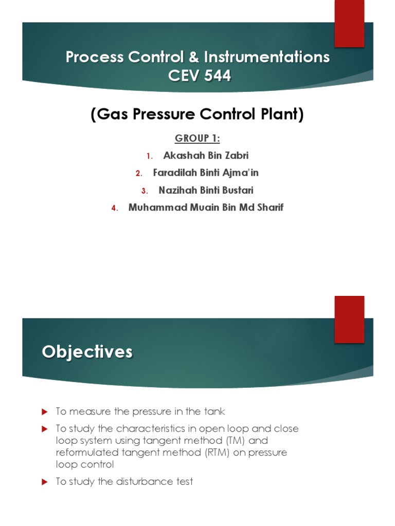 PLC Control in Gas Pressure Systems | PDF | Instrumentation | Process ...