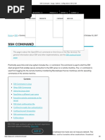 SSH Command - Usage, Options, Configuration