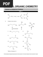 General Organic Chemistry: Solution To Subjective Problems