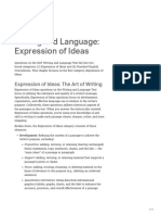 Chapter 9 Writing and Language Expression of Ideas