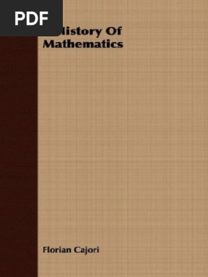 Cajori F A History Of Mathematics 14 Fraction Mathematics Area