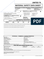 United 79 Shampoo MSDS Summary