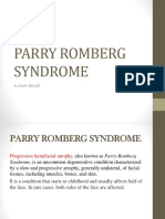 Parry Romberg Syndrome